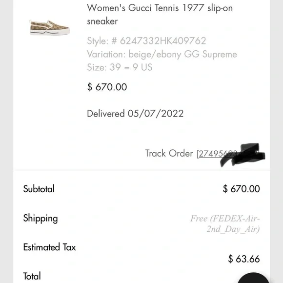 Gucci slip on sneaker - Picture 5 of 5